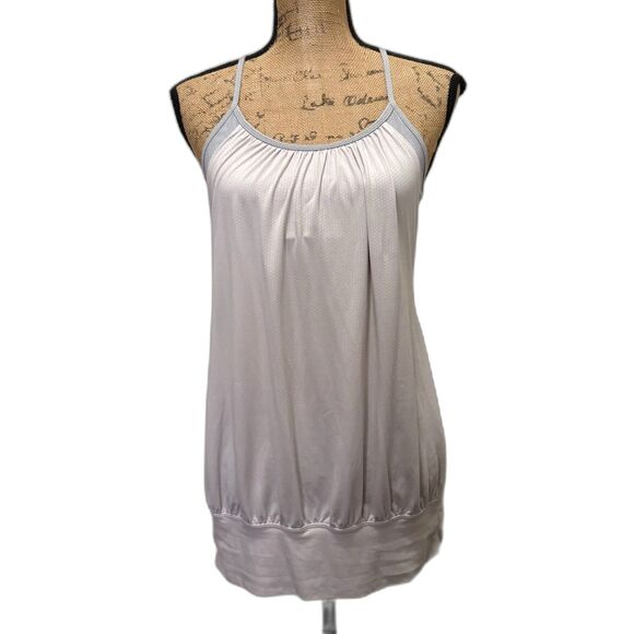 Lululemon No Limits Racerback Tank Top Athletic Built In Sports Bra Yoga Size 8 - Picture 1 of 6